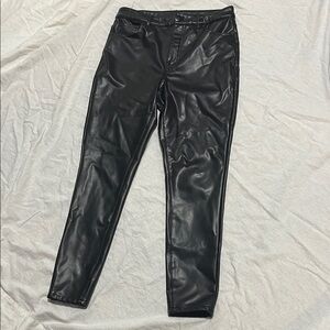 RW&CO. Sleek Black Leatherette Skinny Pants
